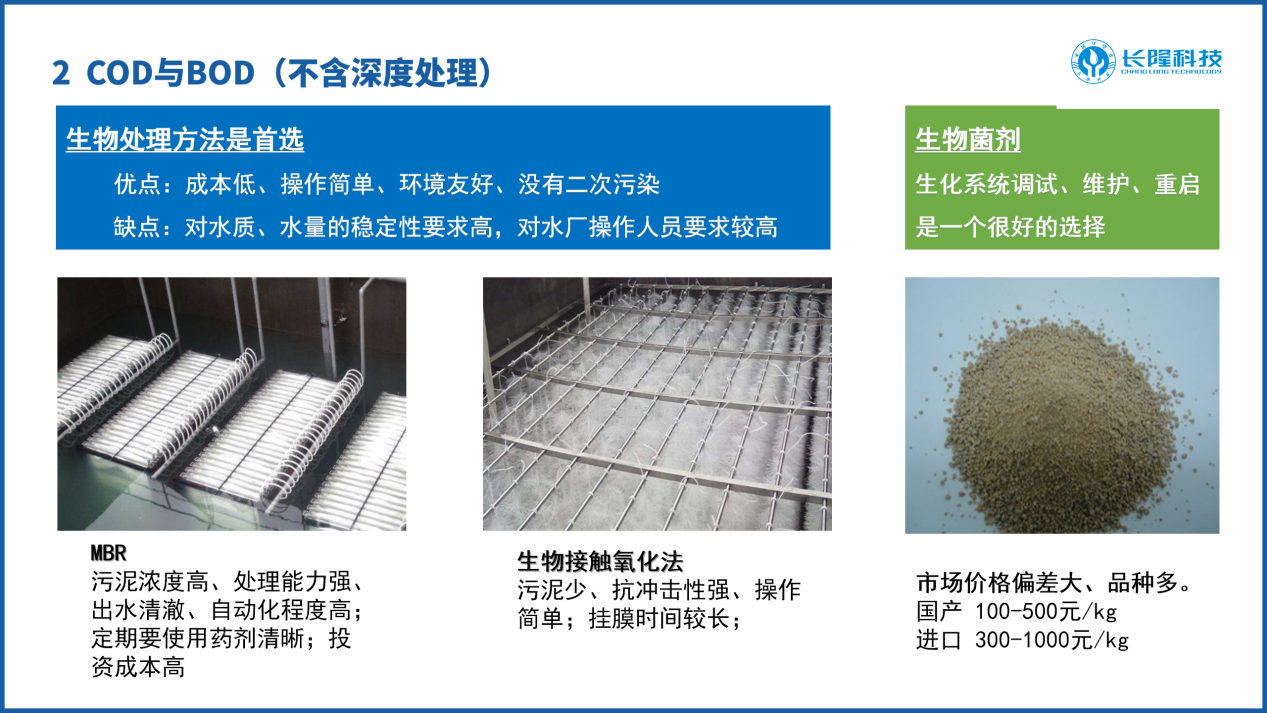 生化处理法处理COD废水