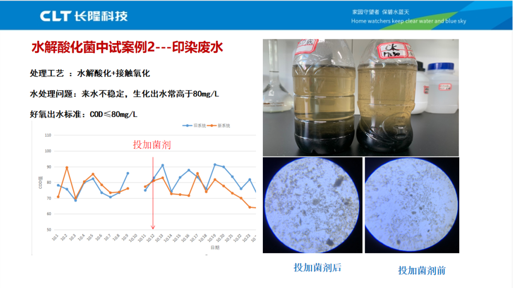 水解酸化菌降COD-印染废水